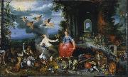 peter breughel the elder Allegory of Air and Fire Germany oil painting artist